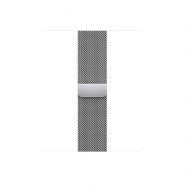 اپل واچ سری 7 استیل سلولار نقره ای با بند میلانس لوپ